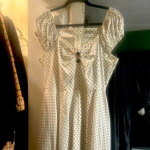 Retro 60 polkadot dress